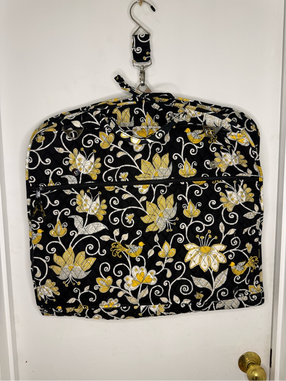 NWOT Vera Bradley Garment Bag - Yellow Bord - Picture 3 of 5